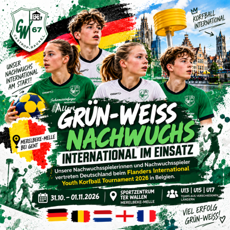 Grün-Weiss-Nachwuchs international im Einsatz